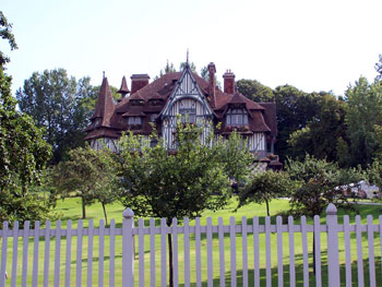 La Villa Strassburger appartenant aujourd'hui à la municipalité de Deauville